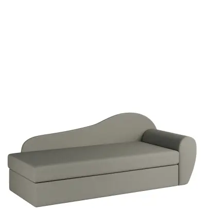 MATYLDA rošt, válenda celočalouněná, provedení pravé, látka BO 26 šedá